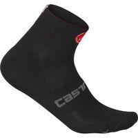 castelli quattro 3 cycling socks black small medium