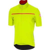 castelli gabba 3 short sleeve jersey 2017 yellow fluo 2xlarge