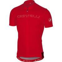 Castelli Prologo V Short Sleeve Jersey - 2017 - Red / Medium