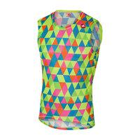 castelli pro mesh sleeveless base layer 2017 multicolour blue medium