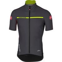 castelli perfetto light 2 short sleeve jersey 2017 anthracite large