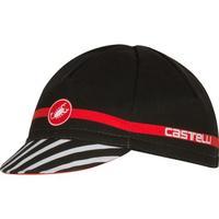 Castelli Free Cycling Cap - 2017 - Black / Red / One Size