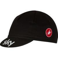 castelli team sky free cycling cap 2017 team sky black one size