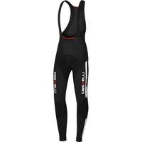 Castelli Sorpasso Cycling Bib Tights - Black / Drive Blue / Medium