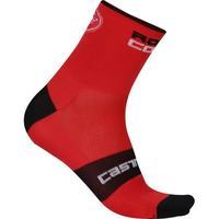 Castelli Rosso Corsa 6 Socks - 2017 - Red / Small / Medium