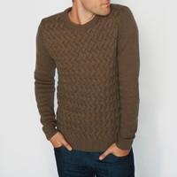 Cable Knit Crew Neck Jumper