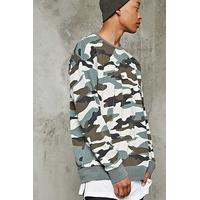 Camo Print Sweatshirt