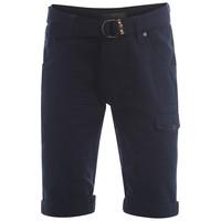 Cargo Shorts With Free Matching Belt in Midnight Blue - Dissident