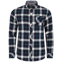 Callaghan Checked Shirt in Porcelain Green  Tokyo Laundry