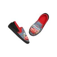 Cars boys soft Lightning McQueen character print durable sole stretch slip on design slipper - Multicolour