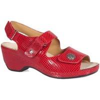 calzamedi bio girlss childrens sandals in red