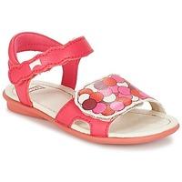 camper twss girlss childrens sandals in pink