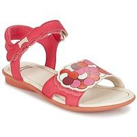 camper twss girlss childrens sandals in pink