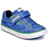 camper pursuit kids boyss childrens shoes trainers in blue