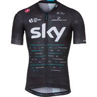 Castelli Team SKY Aero Race 5.1 Jersey Short Sleeve Cycling Jerseys