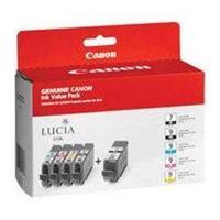 canon pgi 9 multi pack ink 1 x red green matte black photo cyan photo  ...