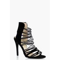 Cage Elastic Banded Heel - black