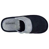 Cargo Quay Fur Trim Slippers Mens