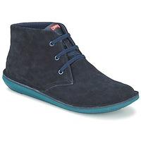 camper beetle mens mid boots in blue