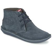 camper beetle mens mid boots in grey