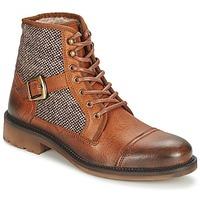 casual attitude finiel mens mid boots in brown