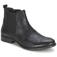 casual attitude atin mens mid boots in black