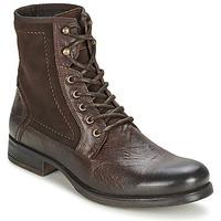 casual attitude alil mens mid boots in brown