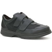 Calzamedi double velcro shoe diabetic foot men\'s Casual Shoes in black