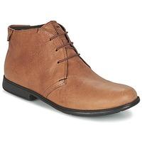 camper mil mens mid boots in brown