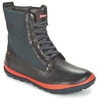 camper peu pista mens mid boots in black