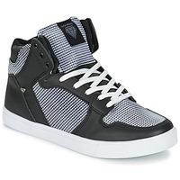 cash money bone mens shoes high top trainers in black