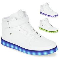 cash money cms33 lightlord mens shoes high top trainers in white