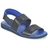 camper spray mens sandals in black