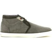 caf noir qt823 ankle man mens shoes high top trainers in grey