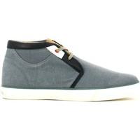 caf noir qt823 ankle man mens shoes high top trainers in blue