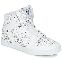 cash money cms13 touch mens shoes high top trainers in white