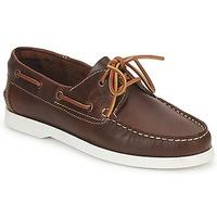 casual attitude revoro mens boat shoes in brown