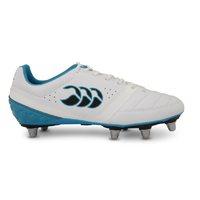 Canterbury Phoenix Club 6 Stud Kids Rugby Boots - White