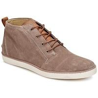 casual attitude japonilo mens shoes high top trainers in brown