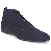 carlington eonard mens mid boots in blue