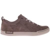 caterpillar modesto mens shoes trainers in beige