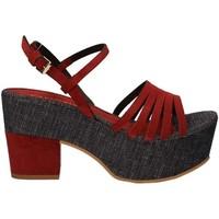 Café Noir XV614 High heeled sandals Women Red women\'s Sandals in red