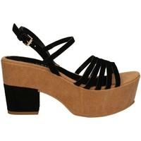 Café Noir XV614 High heeled sandals Women Black women\'s Sandals in black