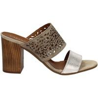 Café Noir XL620 High heeled sandals Women Grey women\'s Mules / Casual Shoes in grey