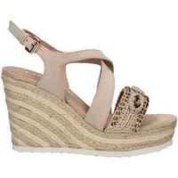 caf noir hg551 wedge sandals women pink womens sandals in pink