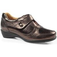 calzamedi comfortable velcro womens shoes in gold