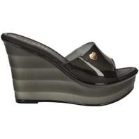 Café Noir HE008 Wedge sandals Women Black women\'s Mules / Casual Shoes in black