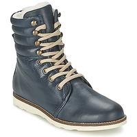 casual attitude sirel womens mid boots in blue