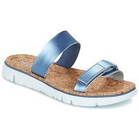 camper oruga womens sandals in blue