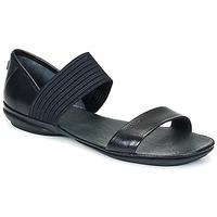 camper right nina womens sandals in black